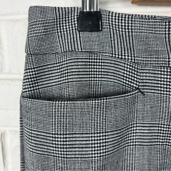 Talbots Herringbone Houndstooth Curvy Fit Wool Blend Trouser Pants Size 12 - Picture 9 of 12